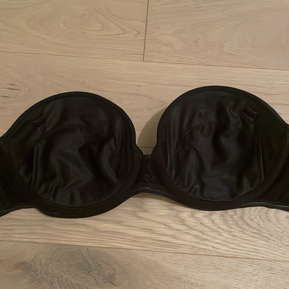 La Vie en Rosa black strapless bra size 34D - Picture 8 of 9